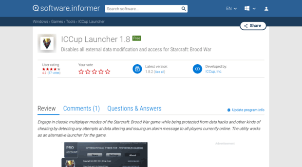 iccup-launcher.software.informer.com