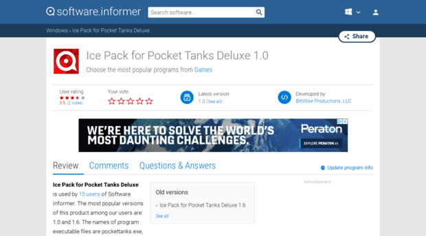 ice-pack-for-pocket-tanks-deluxe.software.informer.com