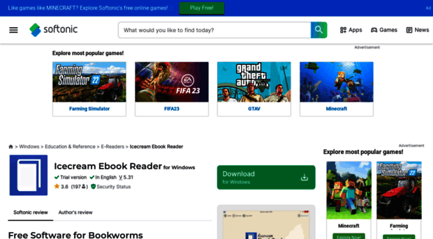 icecream-ebook-reader.en.softonic.com