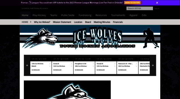 icewolveshockey.org