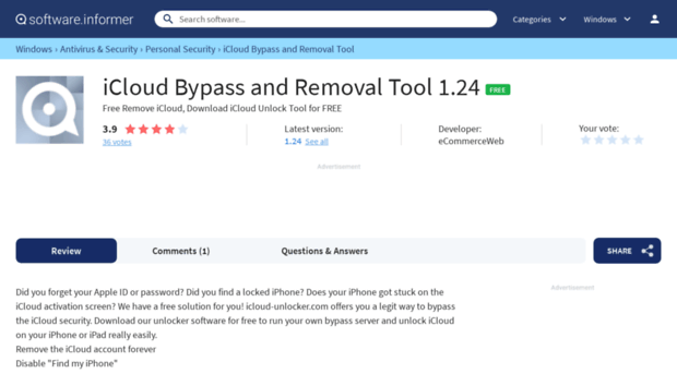 icloud-bypass-and-removal-tool.software.informer.com