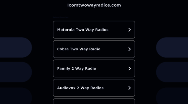 icomtwowayradios.com