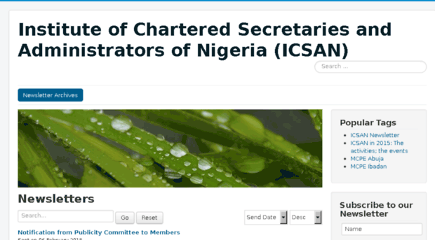 icsan-newsletter.org