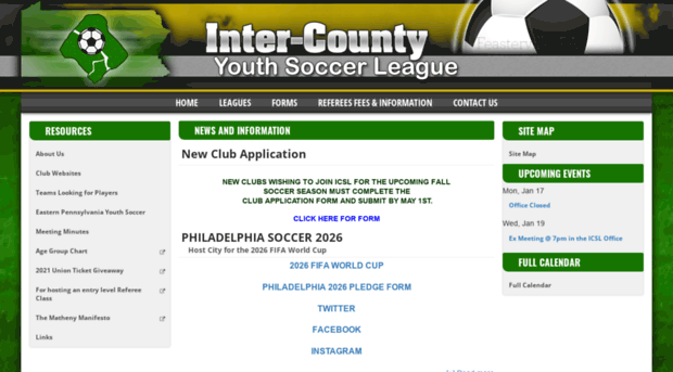 icslsoccer.org