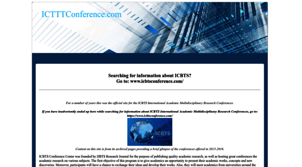 ictttconference.com