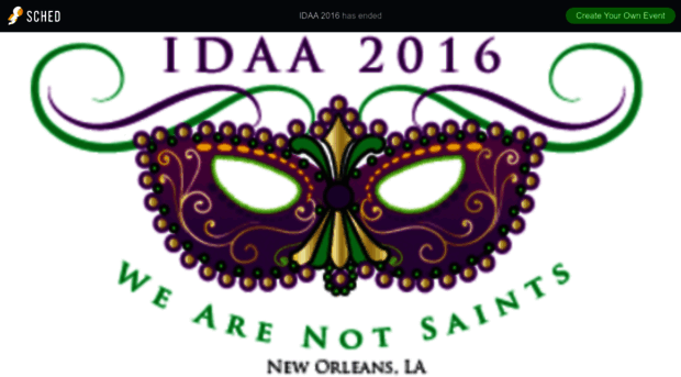 idaa2016.sched.org