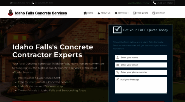 idahofallsconcretecontractor.com