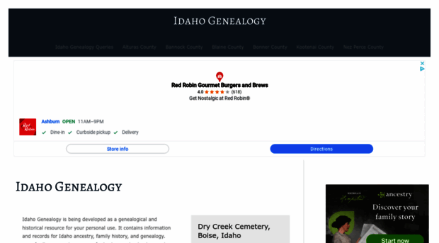 idahogenealogy.com