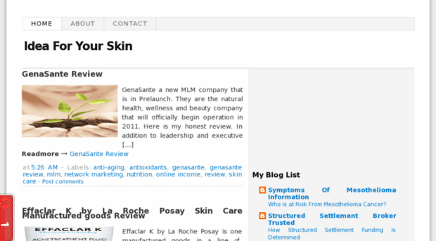 ideaforyourskin.blogspot.com