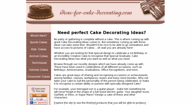 ideas-for-cake-decorating.com