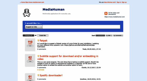 ideas.mediahuman.com