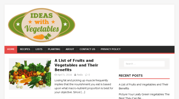 ideaswithvegetables.com