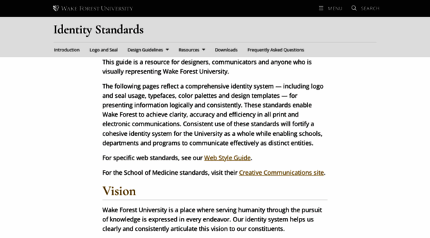 identitystandards.wfu.edu
