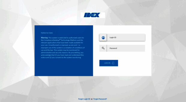 idex.compliancedesktop.com