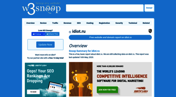 idiot.ru.w3snoop.com