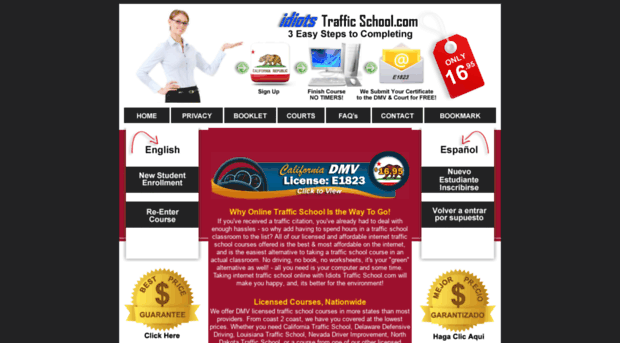 idiotstrafficschool.com