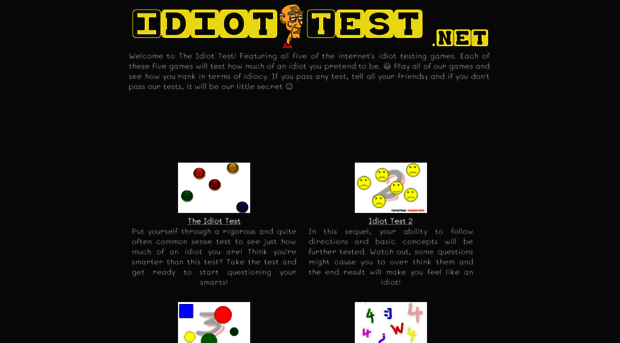 idiottest.net