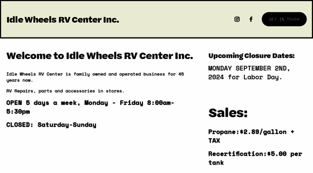 idlewheelsrvcenterinc.com