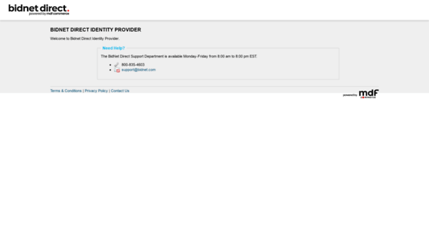 idp.bidnetdirect.com