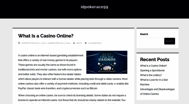 idpokerace99.com