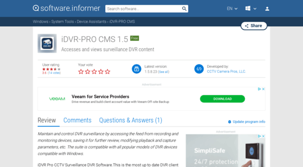 idvr-pro-cms.software.informer.com