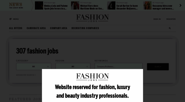 ie.fashionjobs.com