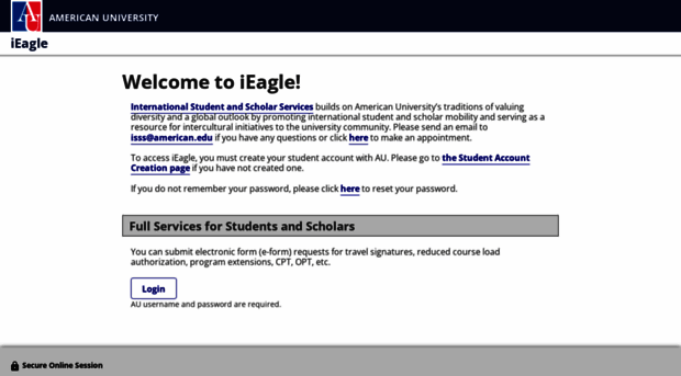 ieagle.american.edu