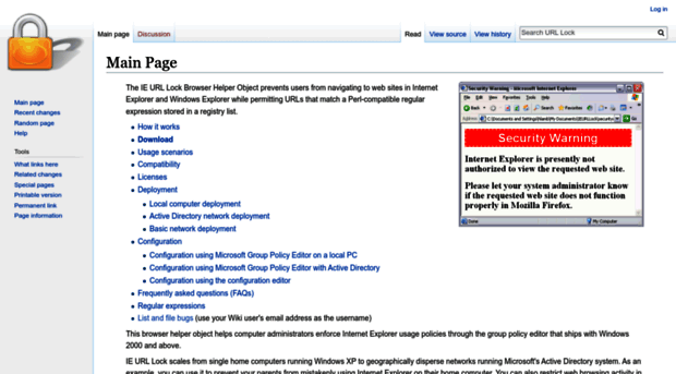 ieurllock.sourceforge.net