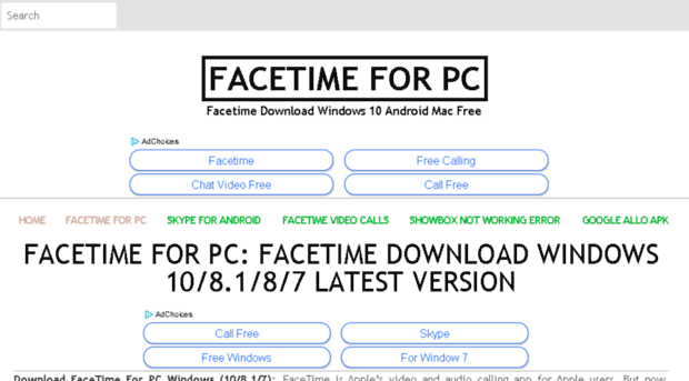 ifacetimepc.com