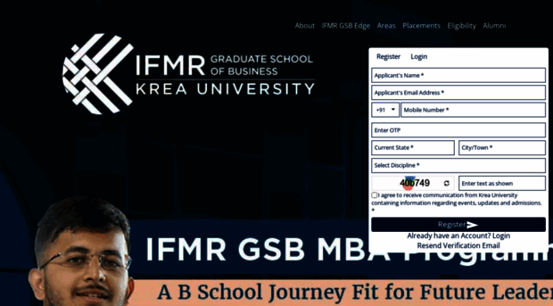 ifmrgsbadmissions.krea.edu.in