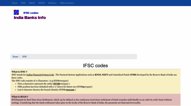 ifsc.india-banks-info.com