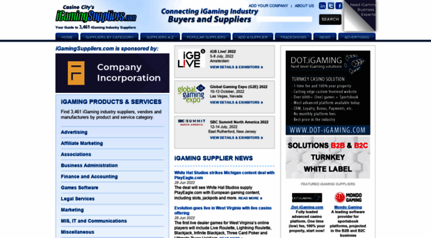 igamingsuppliers.com