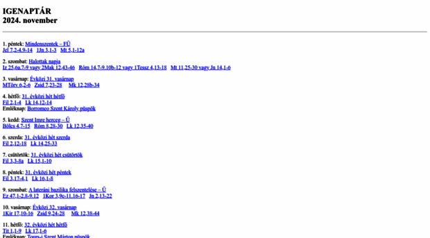 igenaptar.katolikus.hu