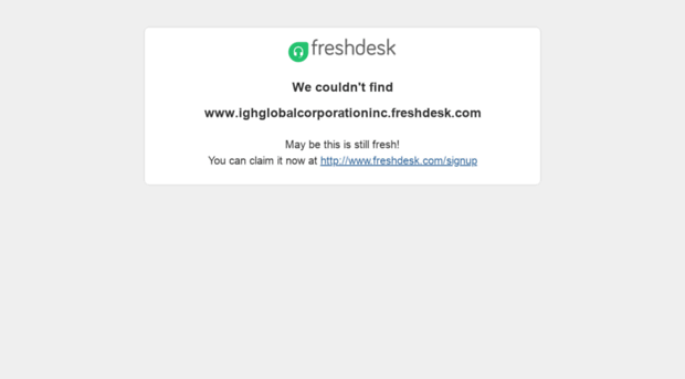 ighglobalcorporationinc.freshdesk.com