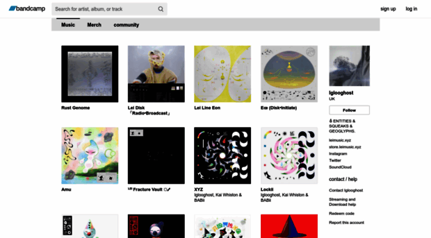 iglooghost.bandcamp.com