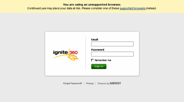 ignite360.harvestapp.com