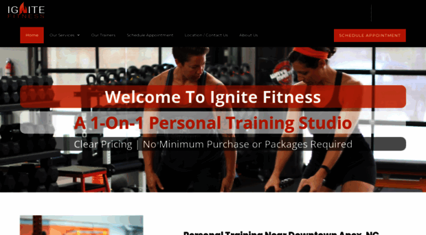 ignitefitnessapex.com