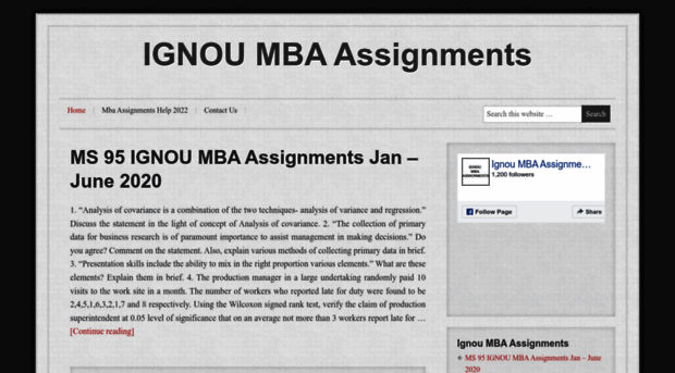 ignoumbaassignments.com