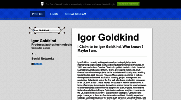 igorgoldkind.brandyourself.com