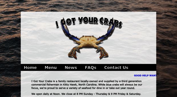 igotyourcrabs.com