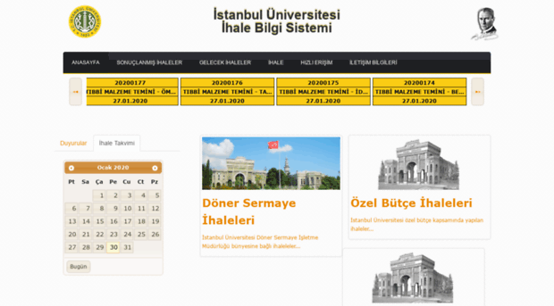 ihale.istanbul.edu.tr