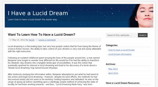 ihavealuciddream.com