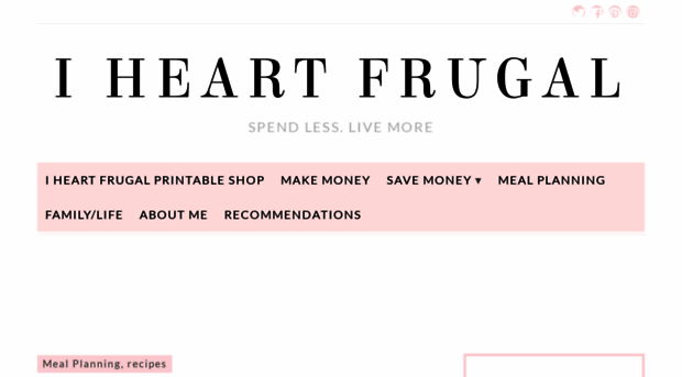 iheartfrugal.com