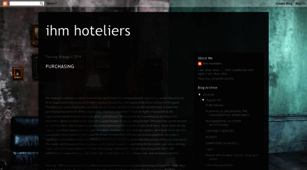 ihmhoteliers.blogspot.com