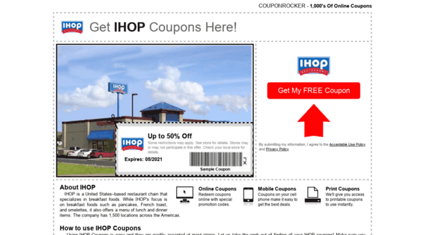 ihop.couponrocker.com