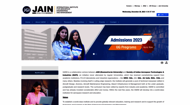 iiaem.jainuniversity.ac.in