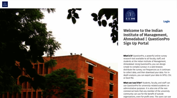 iimahmedabad.questionpro.com