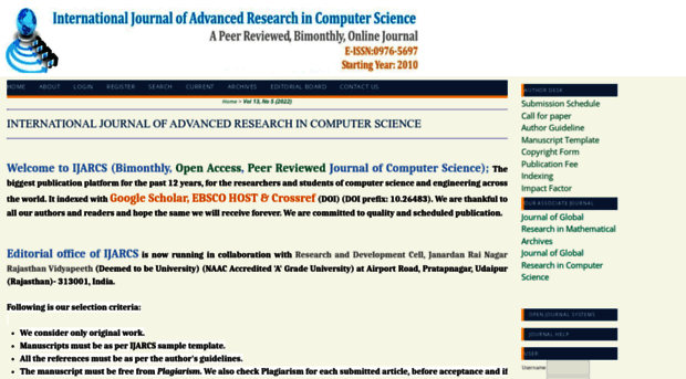 ijarcs.info
