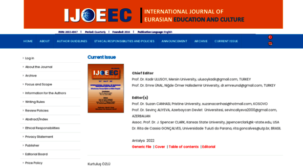 ijoeec.com