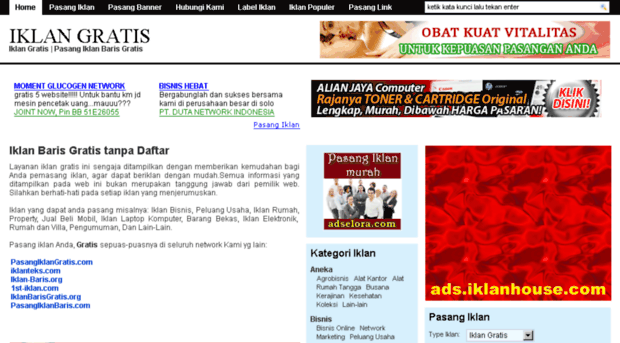 iklanpasanggratis.com